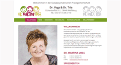 Desktop Screenshot of praxis-martina-vogs.de